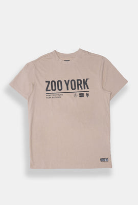 T-shirt imprimé logo True East Zoo York homme