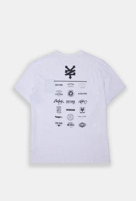 T-shirt imprimé multi logos Zoo York homme