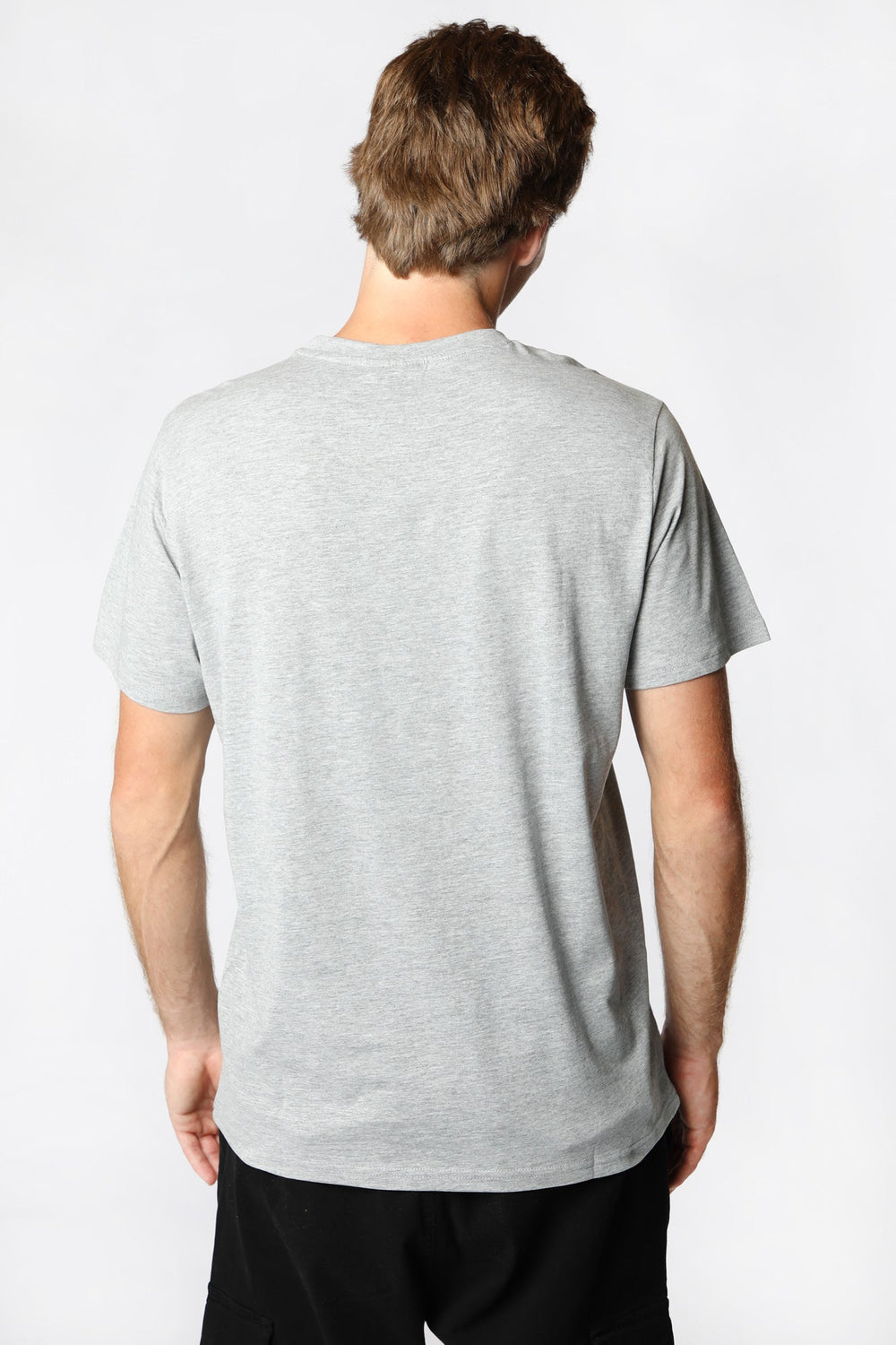 No Fear Mens Boxer Bee Grey T-Shirt Heather Grey