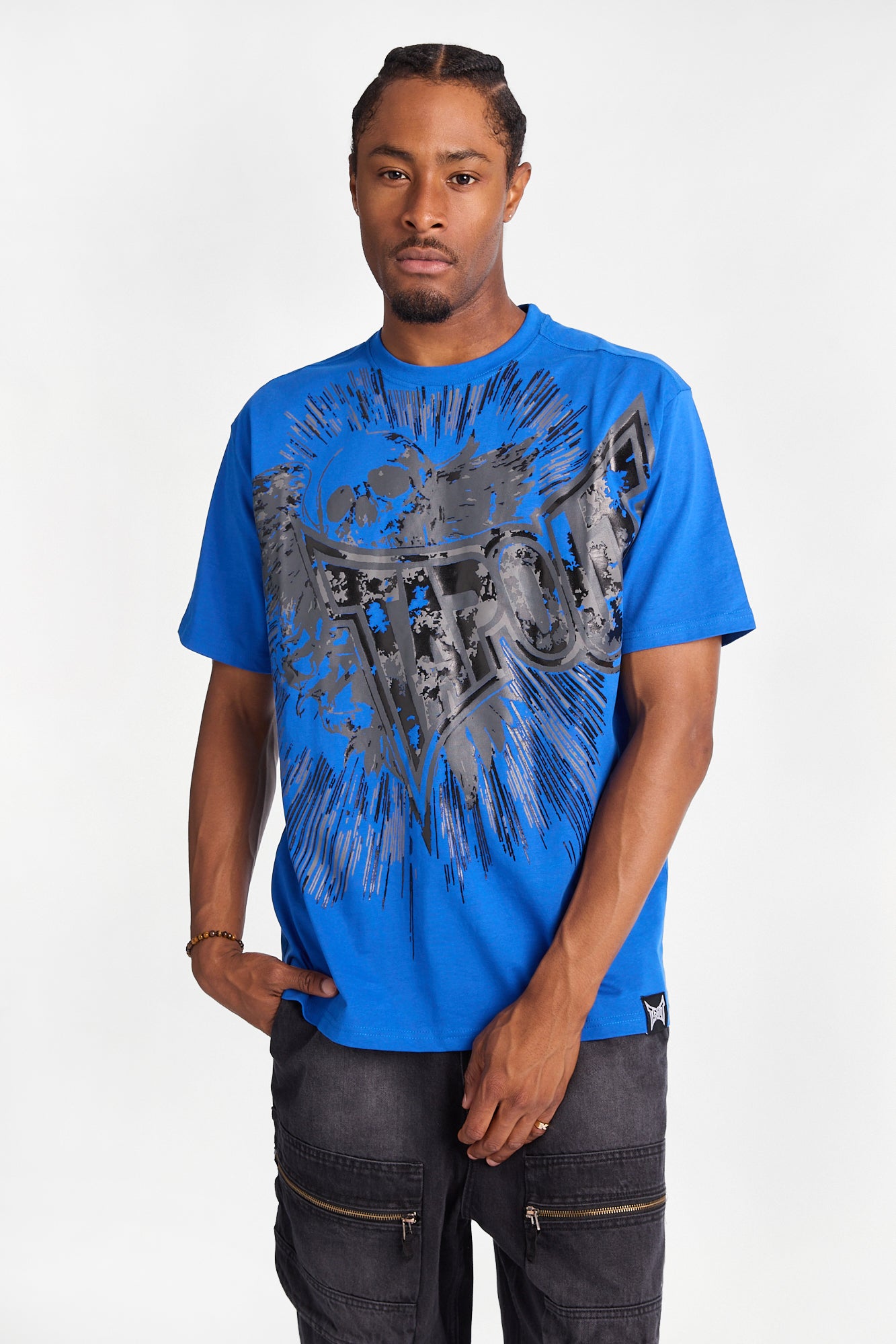 Tapout Skull Graphic Tee - Royal Blue /