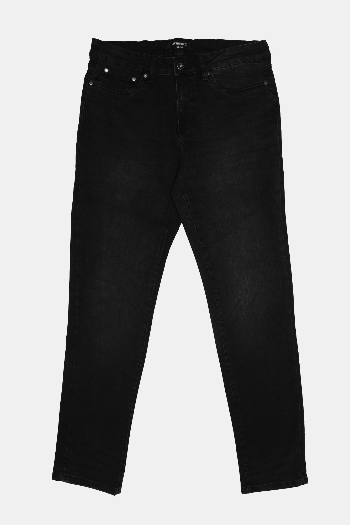 Arsenic Mens Zane Black Slim Jeans 32" - Charcoal /