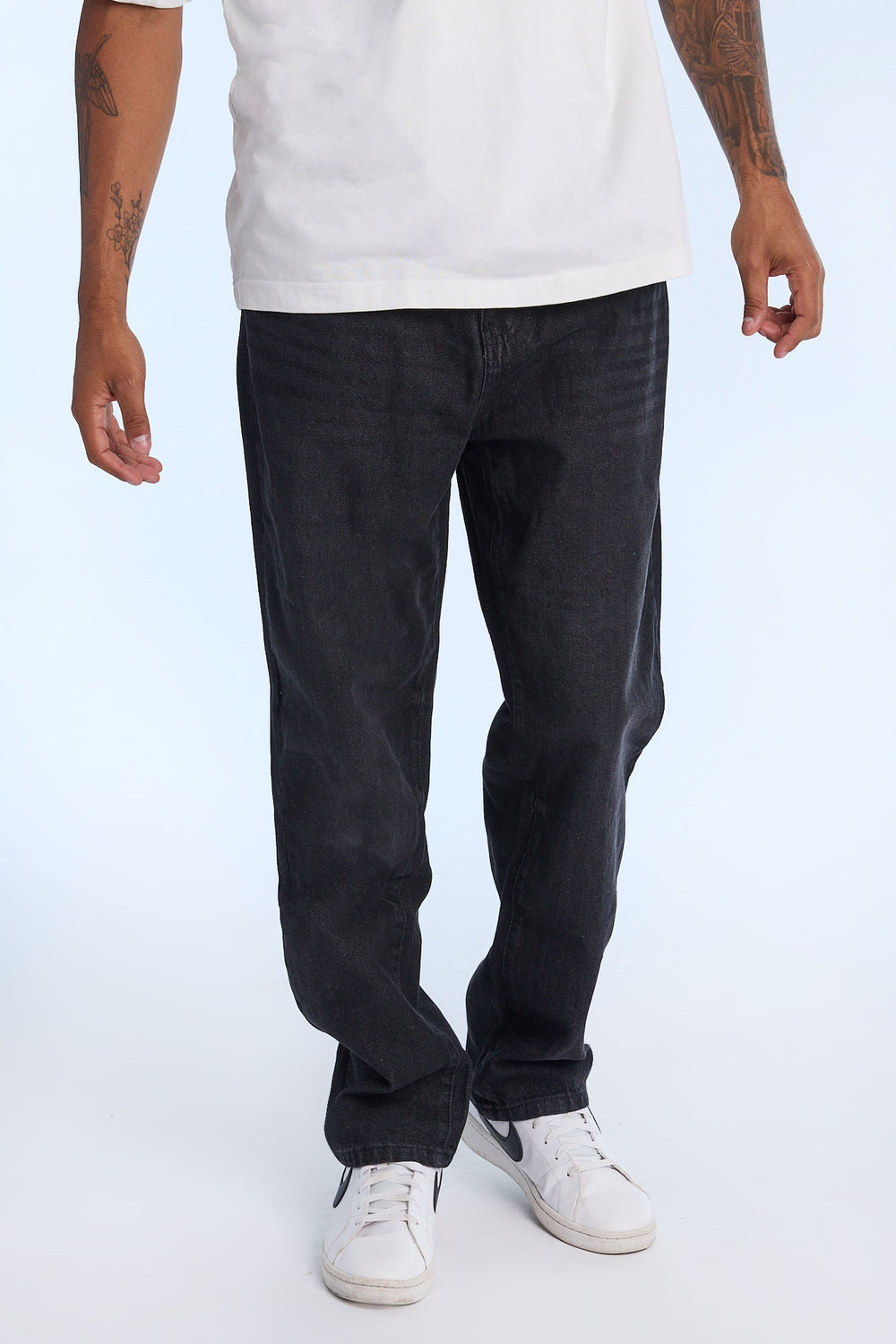 Mens Black Loose Jeans Mens Black Loose Jeans