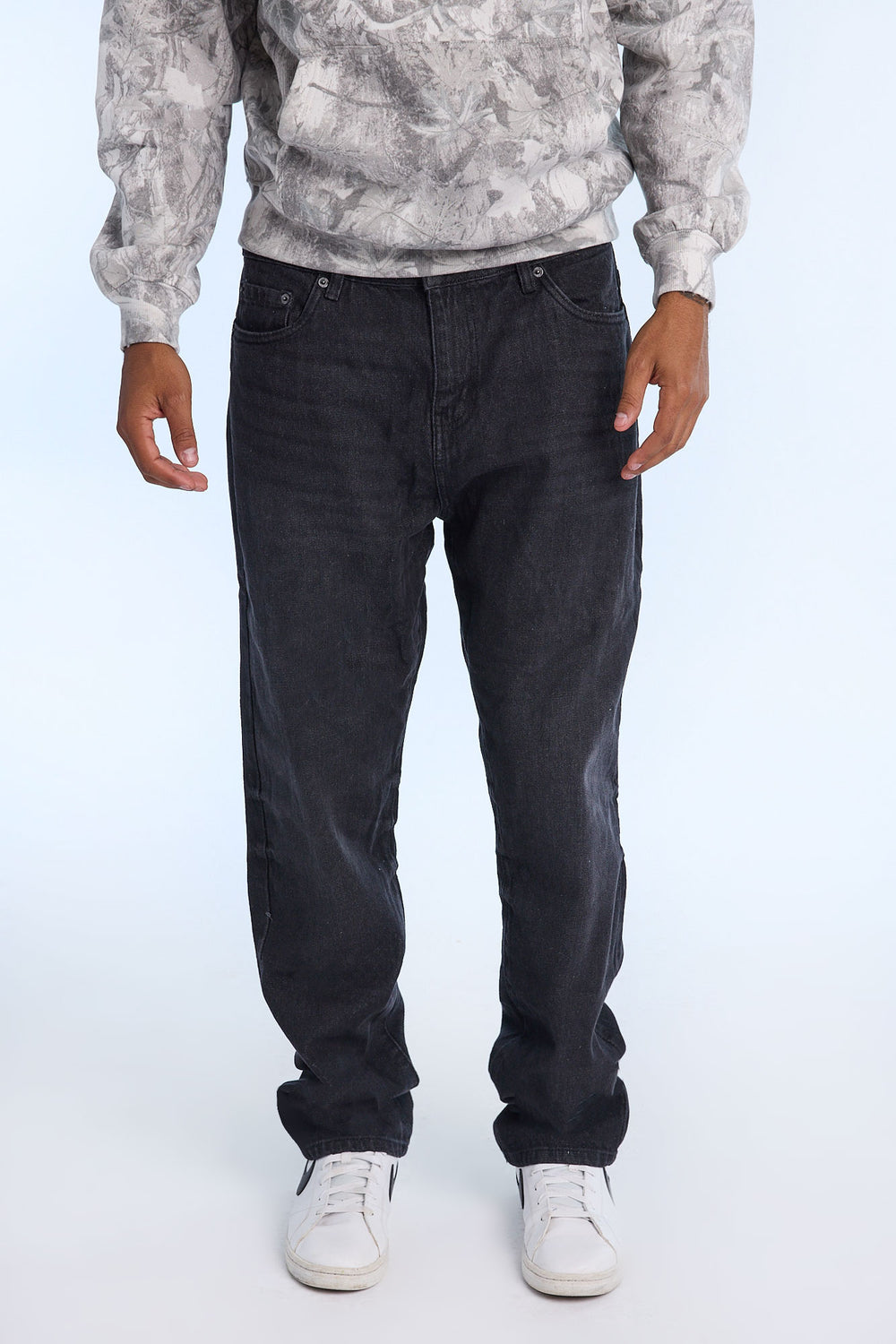 Mens Black Loose Jeans Mens Black Loose Jeans