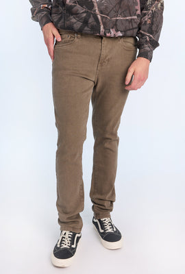 Mens Brown Slim Jeans