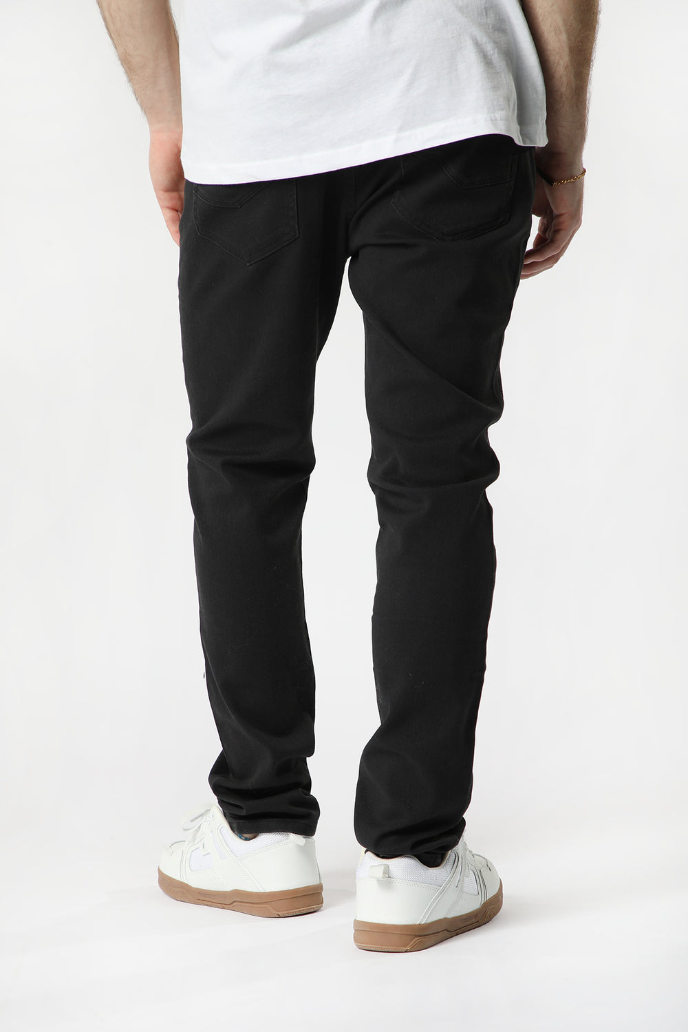 Zoo York Mens Skinny Bull Denim Jeans Black