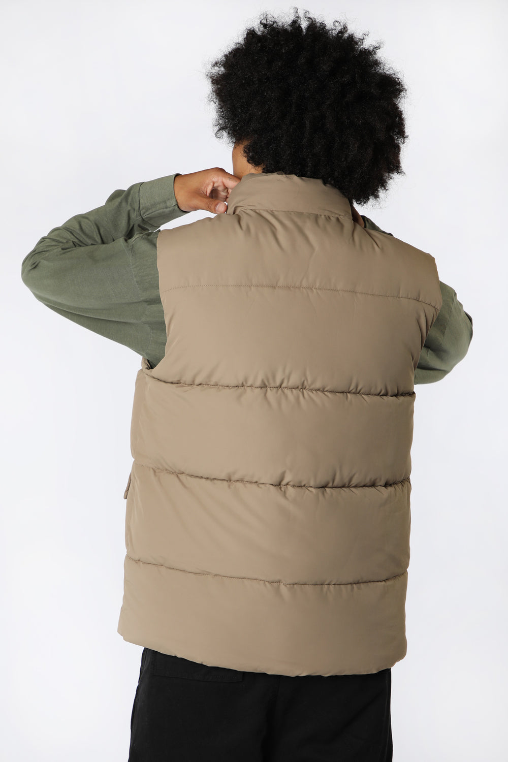 Amnesia Mens Pongee Vest Amnesia Mens Pongee Vest