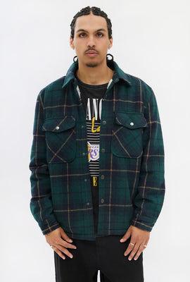 West49 Mens Lined Flannel Shacket