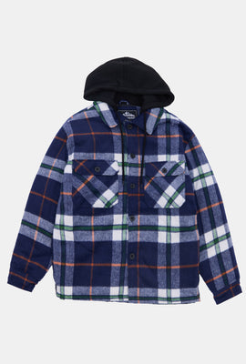 West49 Mens Lined Flannel Shacket