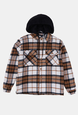 West49 Mens Lined Flannel Shacket