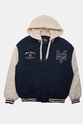 Zoo York Mens Nylon Varsity Jacket