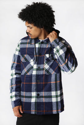 West49 Mens Lined Flannel Shacket