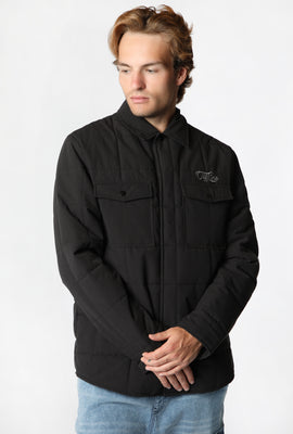 Amnesia Offline Mens Quilted Shacket