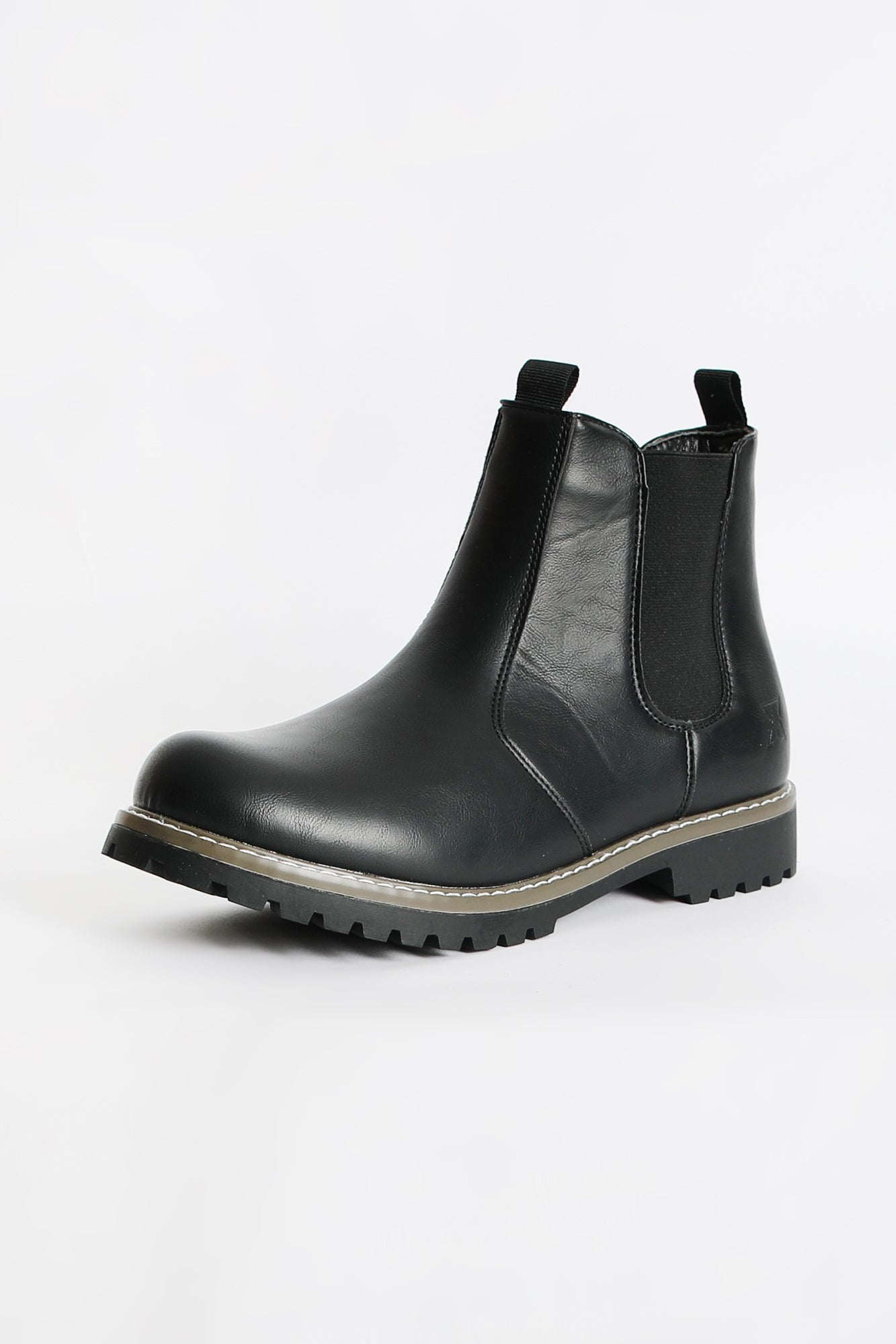 Arsenic Mens Faux Fur-Lined Chelsea Boots - /