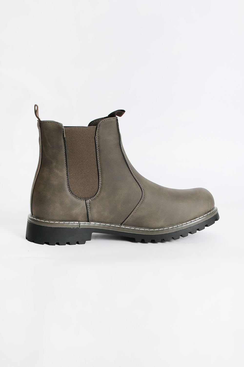 Arsenic Mens Faux Fur-Lined Chelsea Boots Arsenic Mens Faux Fur-Lined Chelsea Boots