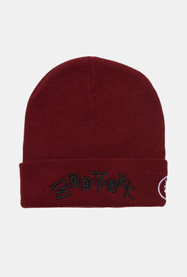 Zoo York Mens Embroidered Logo Foldup Beanie