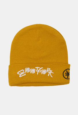 Zoo York Mens Embroidered Logo Foldup Beanie