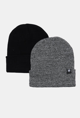 Zoo York Mens Foldup Beanie 2-Pack