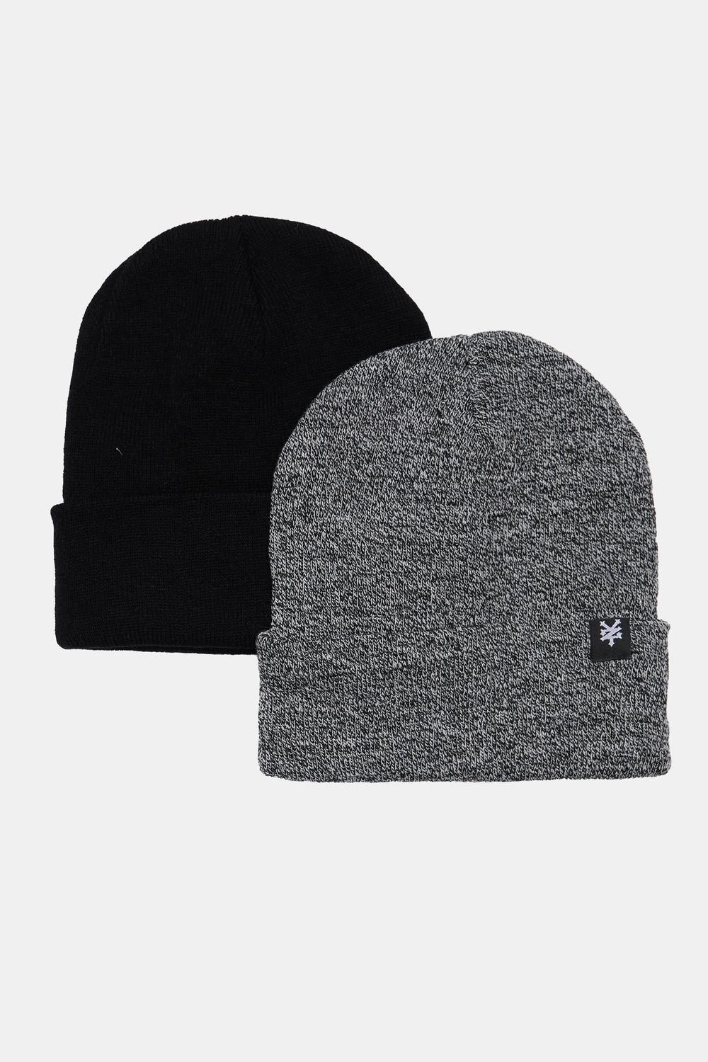 Zoo York Mens Foldup Beanie 2-Pack Zoo York Mens Foldup Beanie 2-Pack