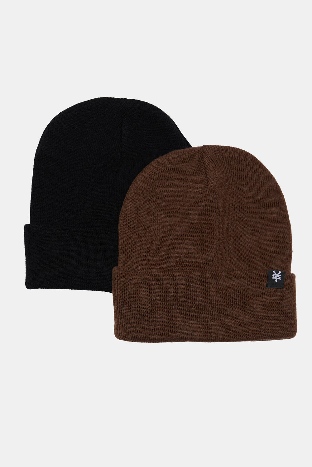 Zoo York Mens Foldup Beanie 2-Pack Zoo York Mens Foldup Beanie 2-Pack