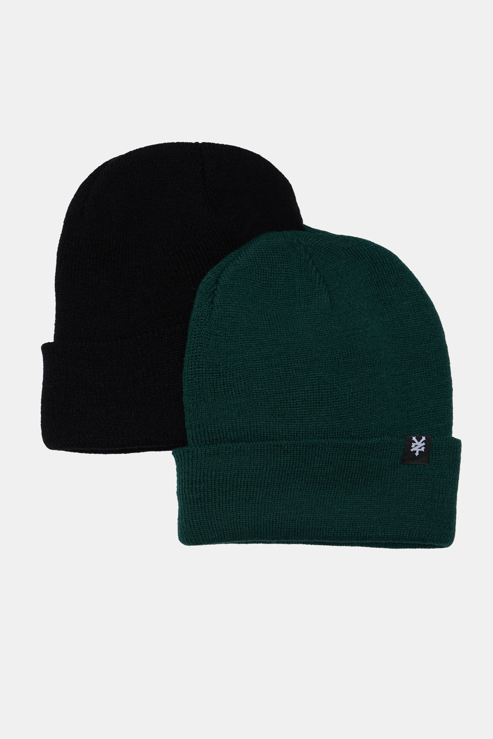 Zoo York Mens Foldup Beanie 2-Pack Zoo York Mens Foldup Beanie 2-Pack