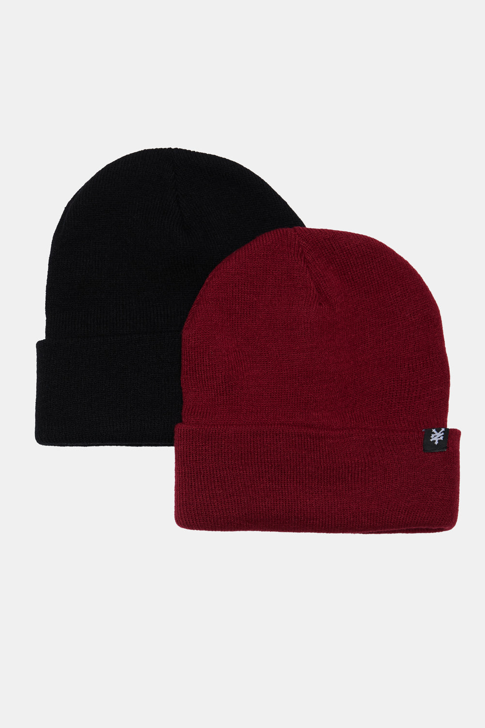 Zoo York Mens Foldup Beanie 2-Pack Zoo York Mens Foldup Beanie 2-Pack