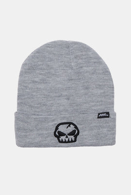 No Fear Mens Embroidered Foldup Beanie