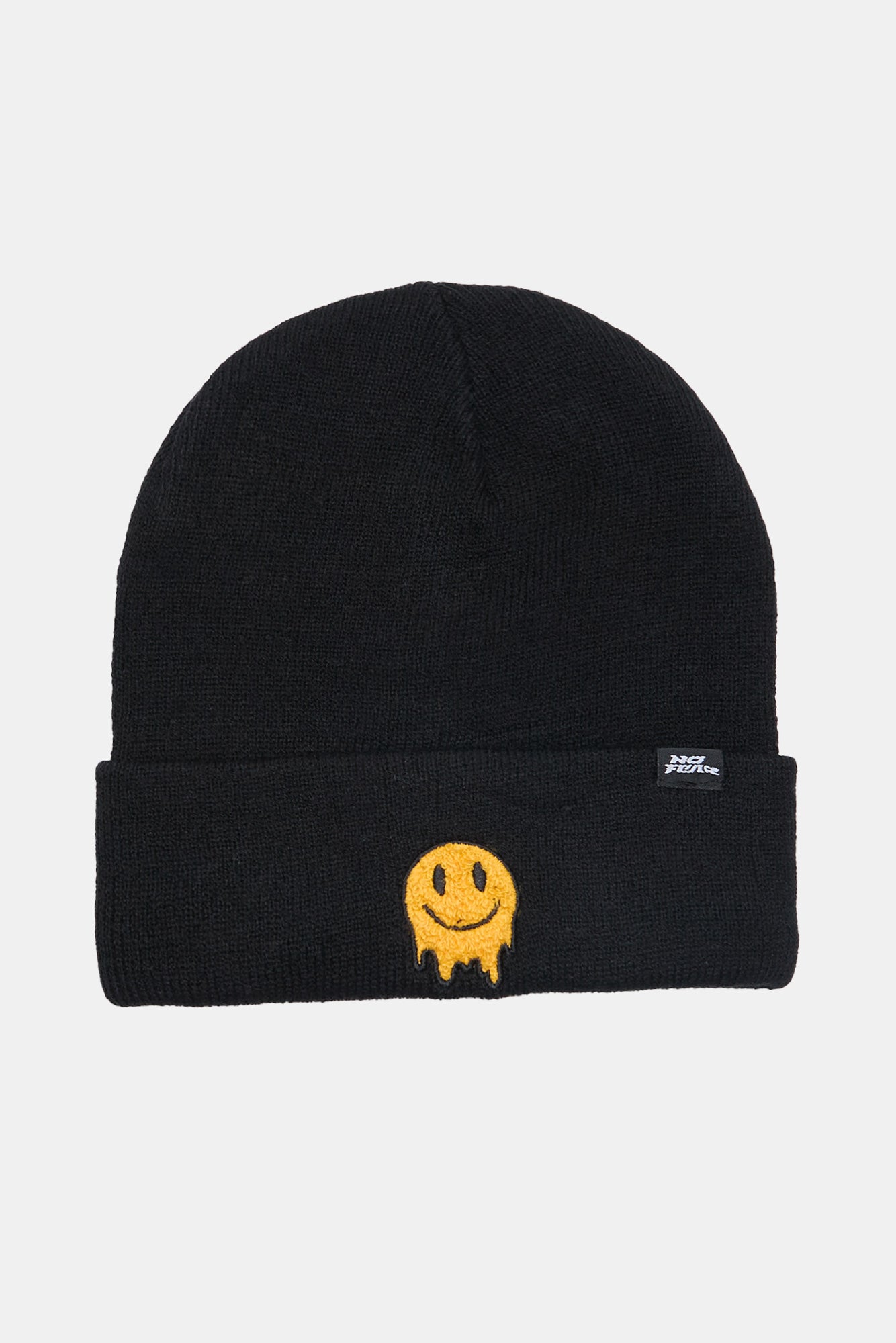 No Fear Mens Embroidered Foldup Beanie - / O/S