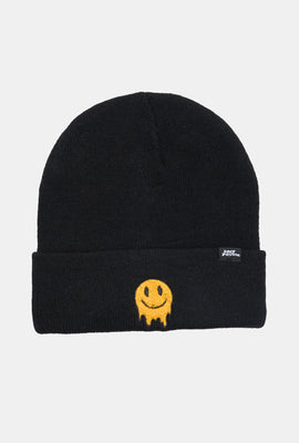 No Fear Mens Embroidered Foldup Beanie