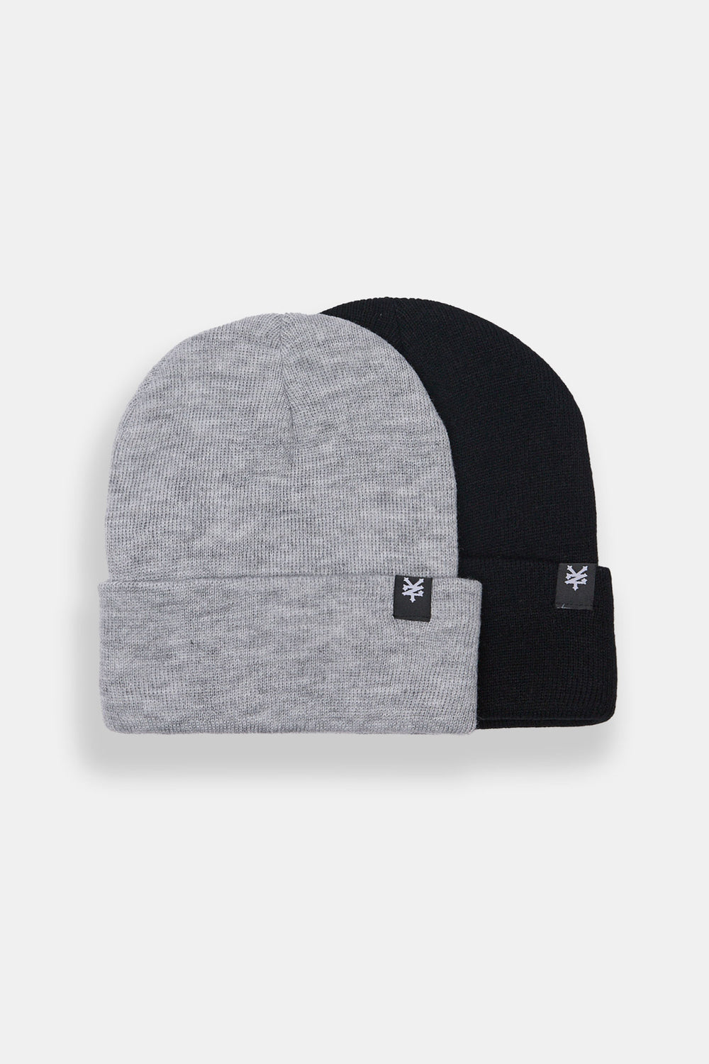 Zoo York Mens Foldup Beanies 2-Pack Zoo York Mens Foldup Beanies 2-Pack