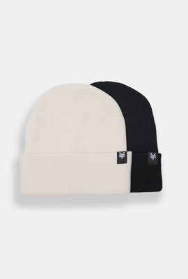 Zoo York Mens Foldup Beanies 2-Pack