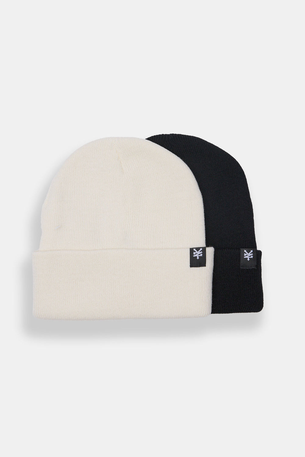 Zoo York Mens Foldup Beanies 2-Pack Zoo York Mens Foldup Beanies 2-Pack