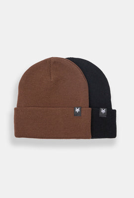 Zoo York Mens Foldup Beanies 2-Pack