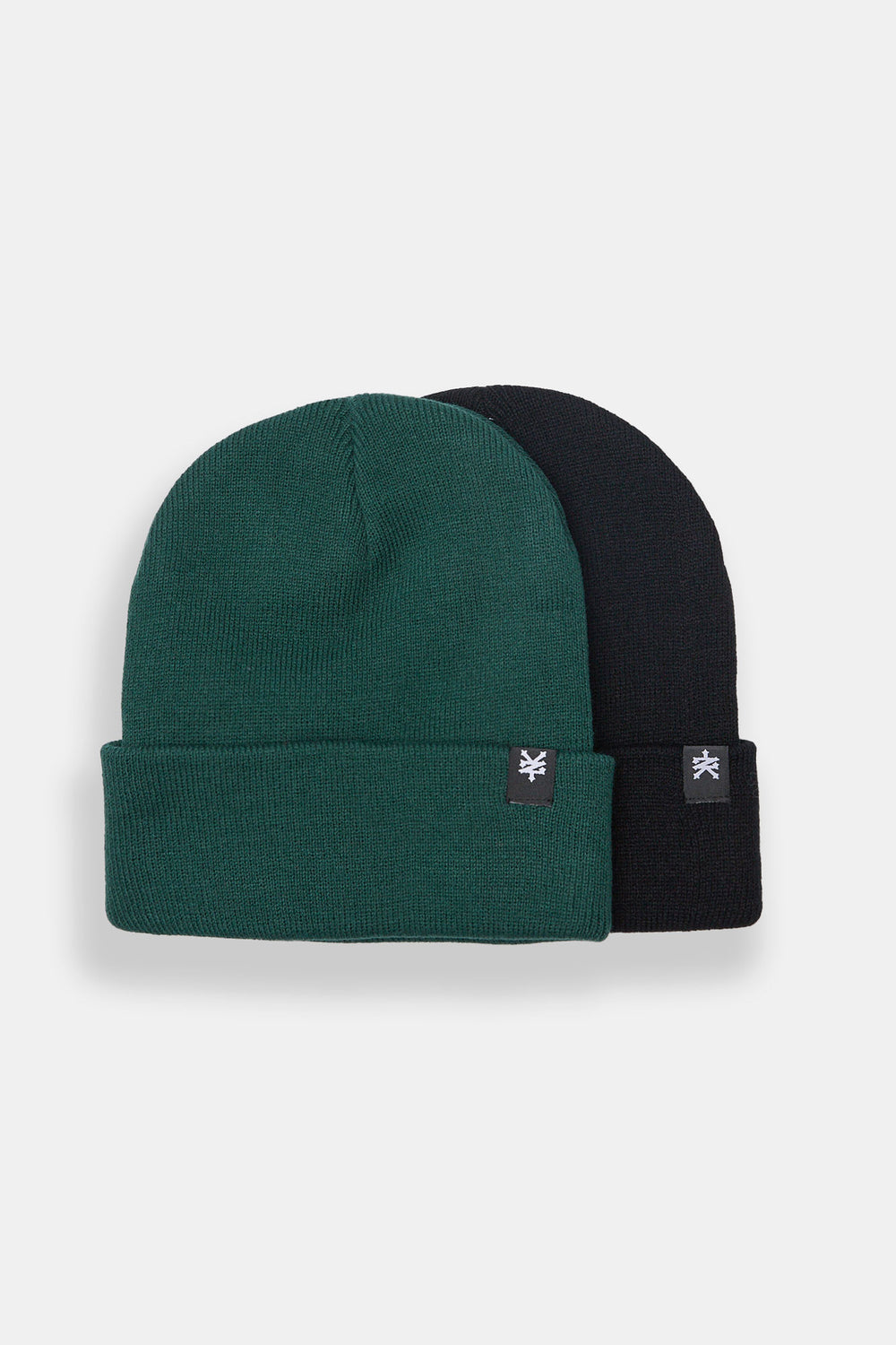 Zoo York Mens Foldup Beanies 2-Pack Zoo York Mens Foldup Beanies 2-Pack