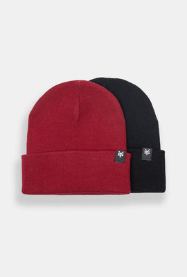 Zoo York Mens Foldup Beanies 2-Pack