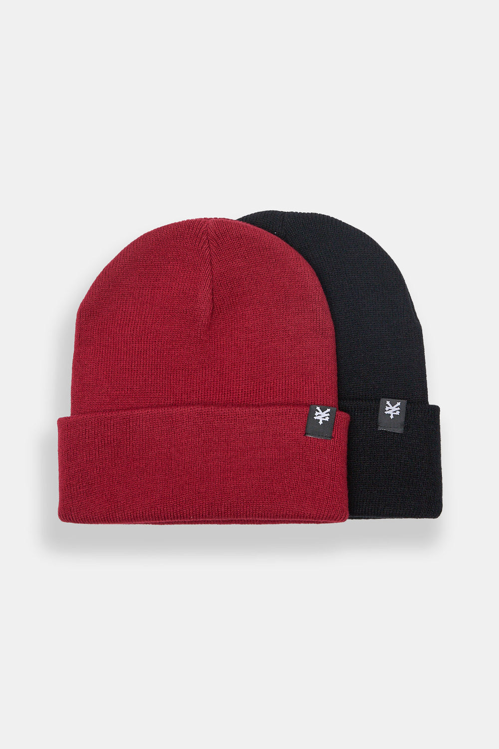 Zoo York Mens Foldup Beanies 2-Pack Zoo York Mens Foldup Beanies 2-Pack