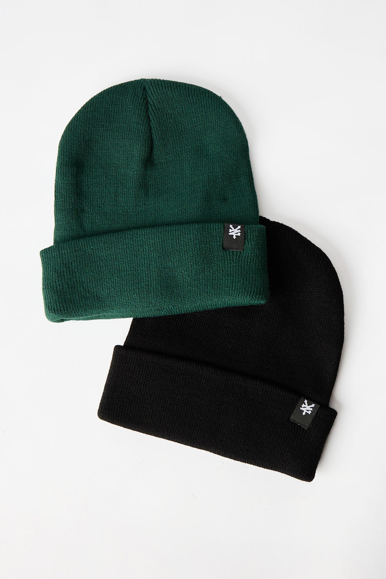 Zoo York Beanies 2-Pack - Dark Green / O/S