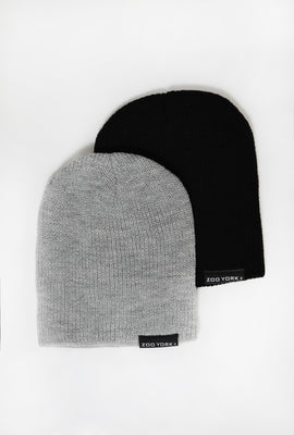 2 Tuques Style Slouchy Zoo York Homme