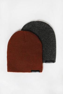 2 Tuques Style Slouchy Zoo York Homme