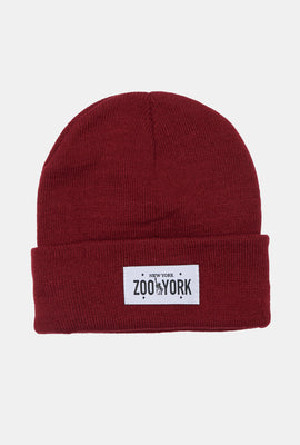 Tuque à rabat logo patch Zoo York homme