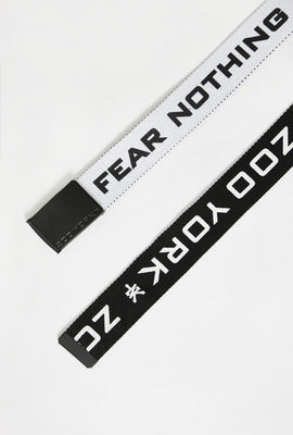 Ceinture Réversible Logo Zoo York Homme