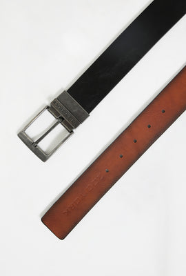 Zoo York Mens Reversible Faux Leather Belt