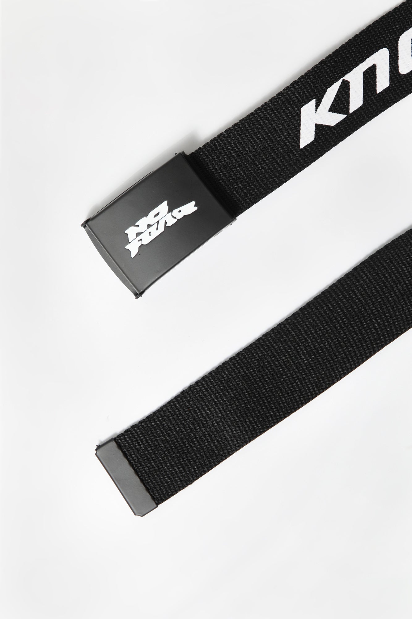 No Fear Mens Know Your Limits Web Belt - Black / O/S