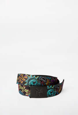 Ceinture tissée graffiti Zoo York
