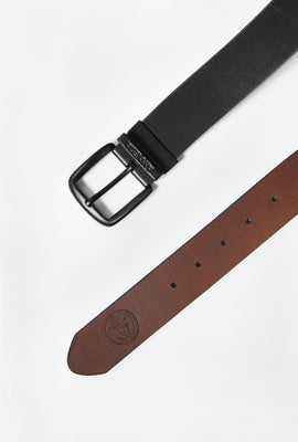 Ceinture Réversible En Simili Cuir Amnesia Homme