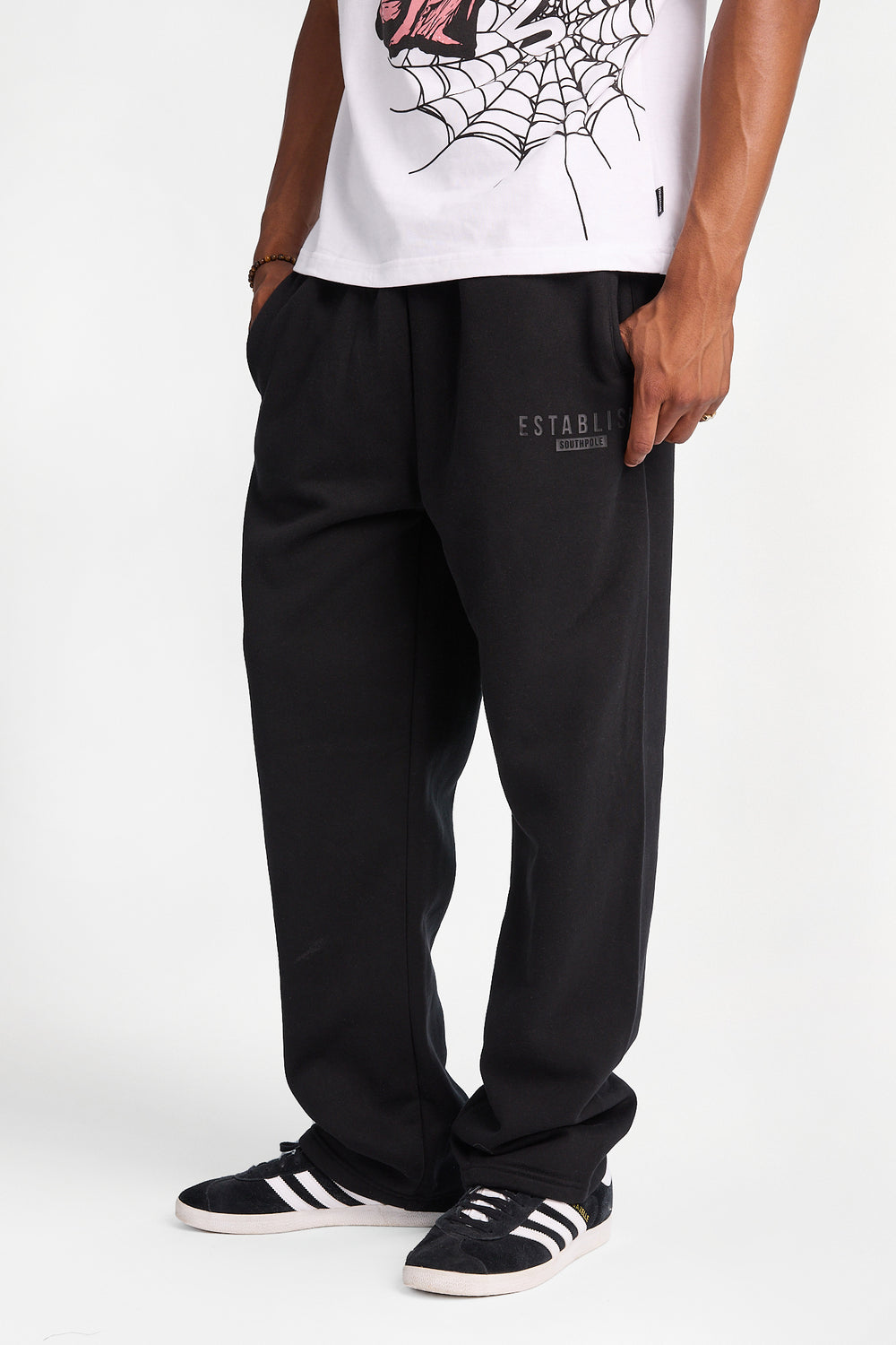 Pantalon en molleton imprimé Southpole Establish Pantalon en molleton imprimé Southpole Establish