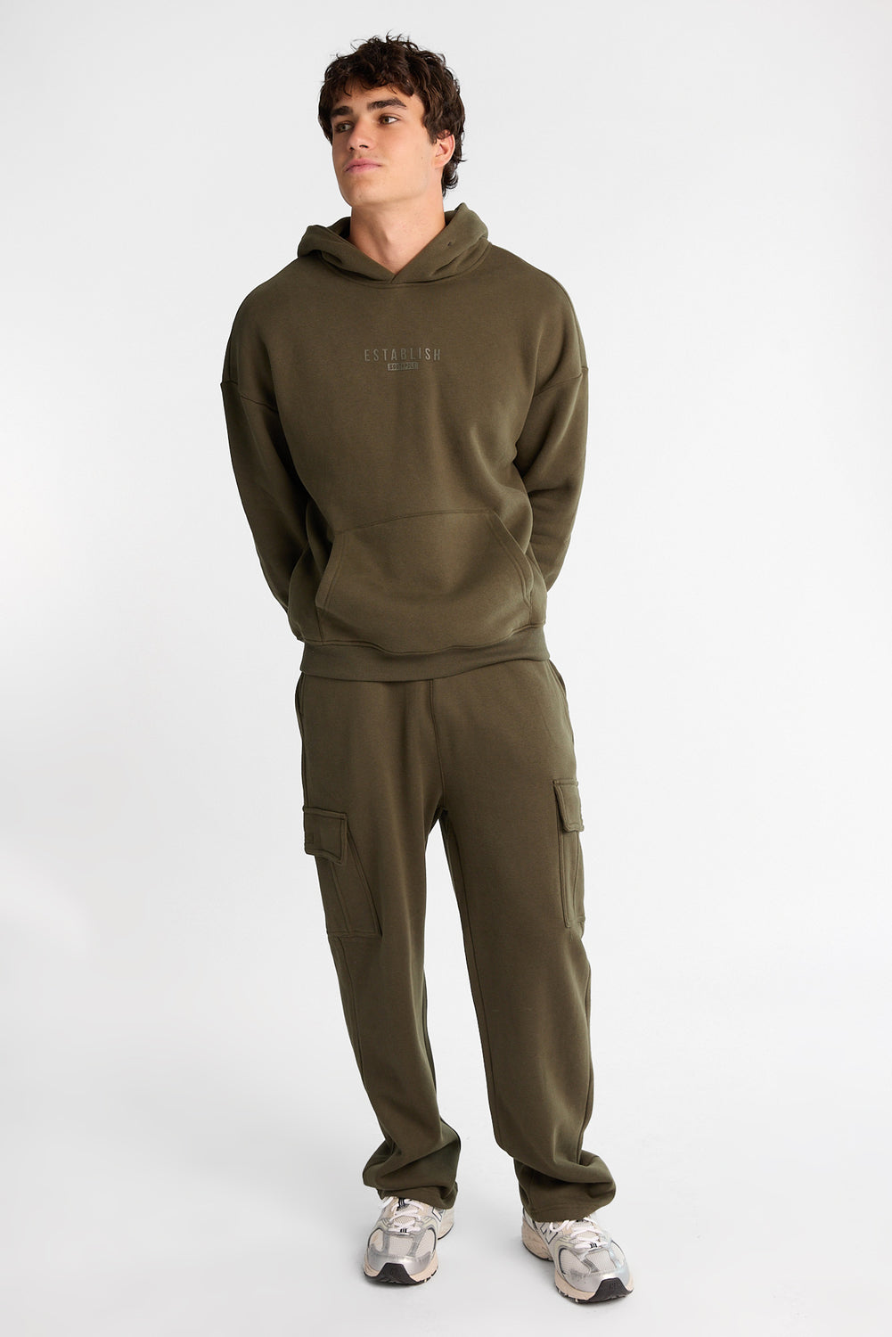 Pantalon cargo en molleton Southpole Pantalon cargo en molleton Southpole