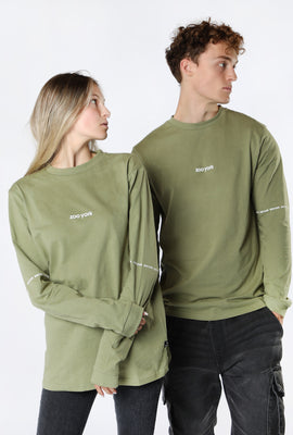 Zoo York Unisex Printed Logo Long Sleeve Top