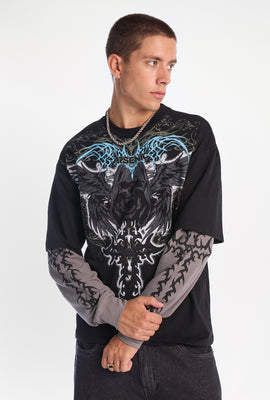 Arsenic Grim Reaper Long Sleeve 2-Fer Tee