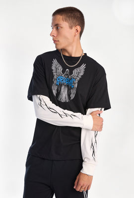 Arsenic Reaper Angel Long Sleeve 2-Fer Tee