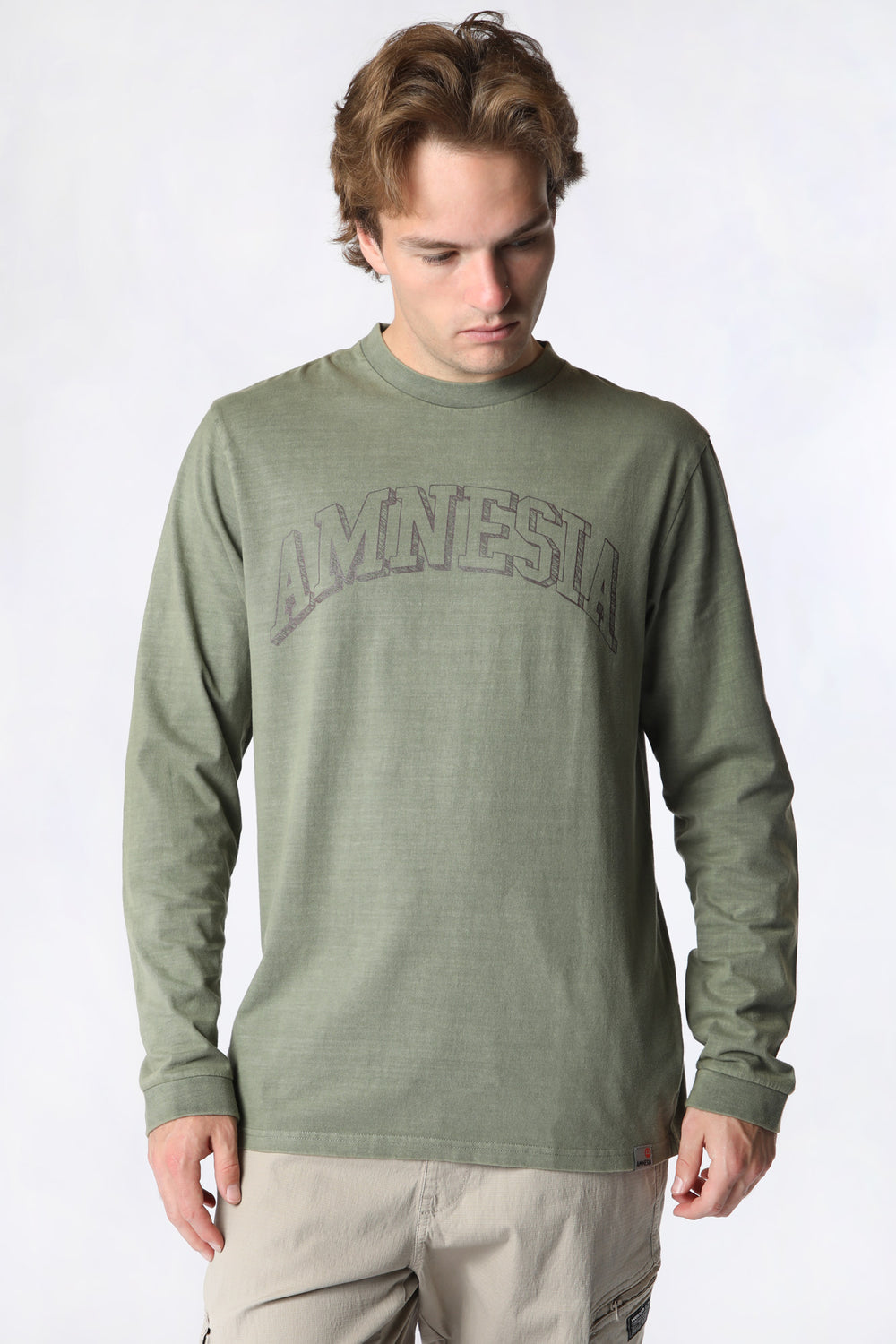 Amnesia Mens Long Sleeve Top Amnesia Mens Long Sleeve Top